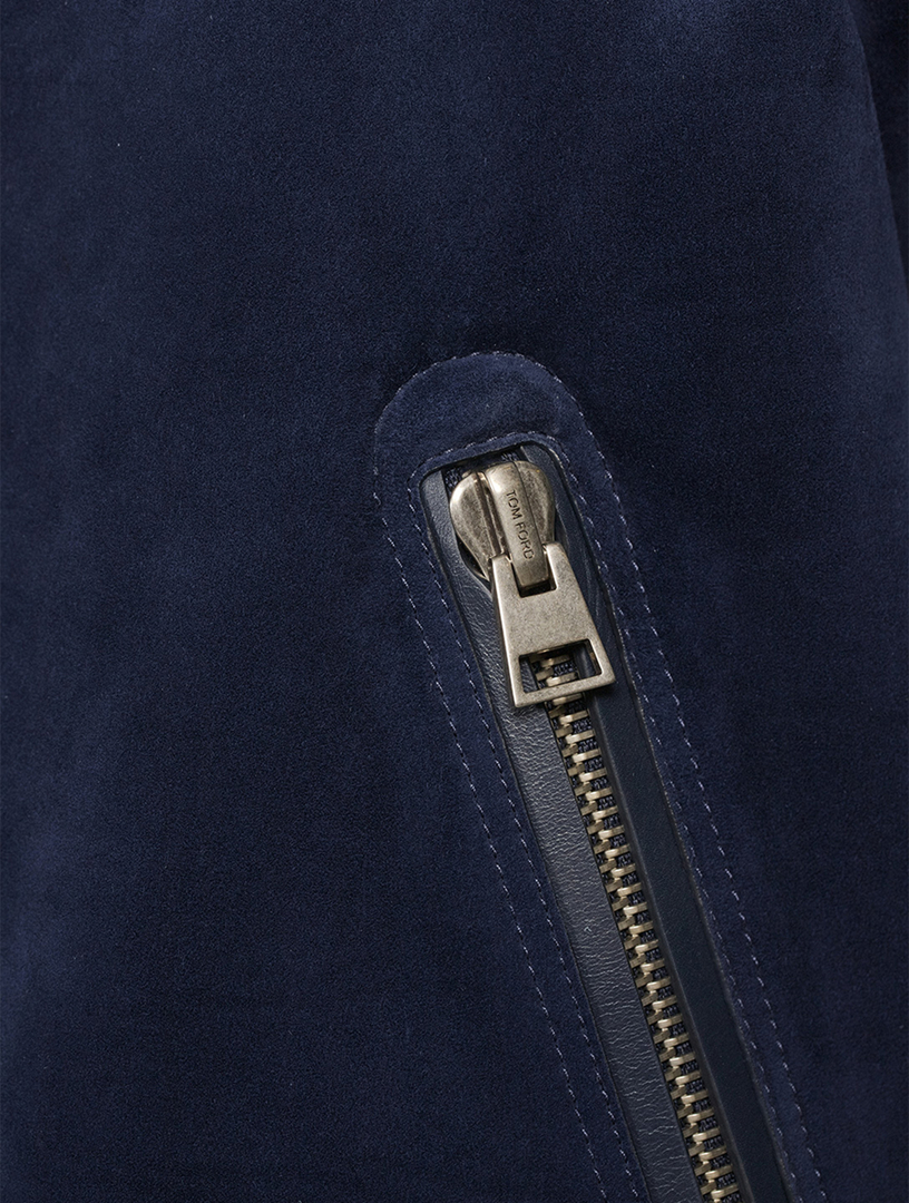 Cashmere Suede Blousin Jacket
