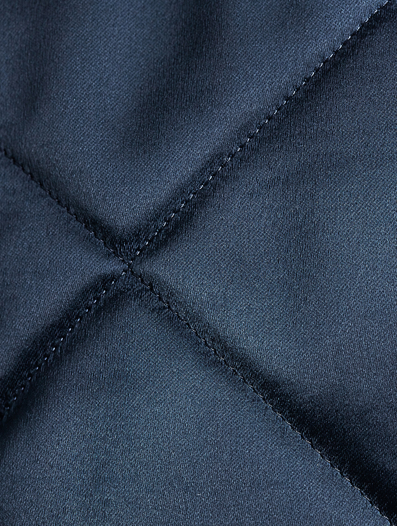 Satin Quilted Blouson