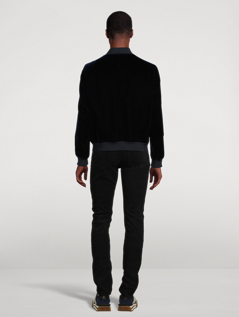 Velvet Bomber Jacket