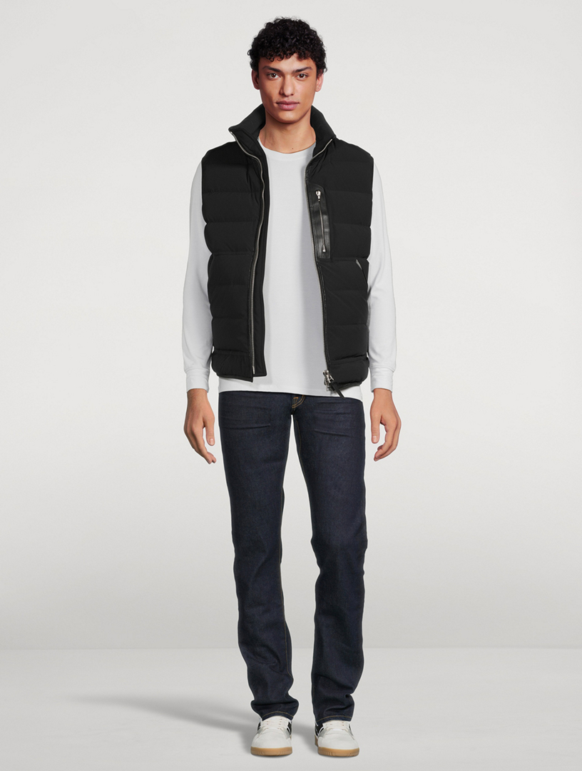 Stretch Nylon Puffer Gilet