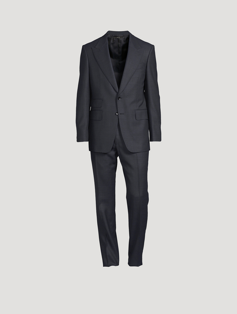 Stretch Wool Two-Piece Suit