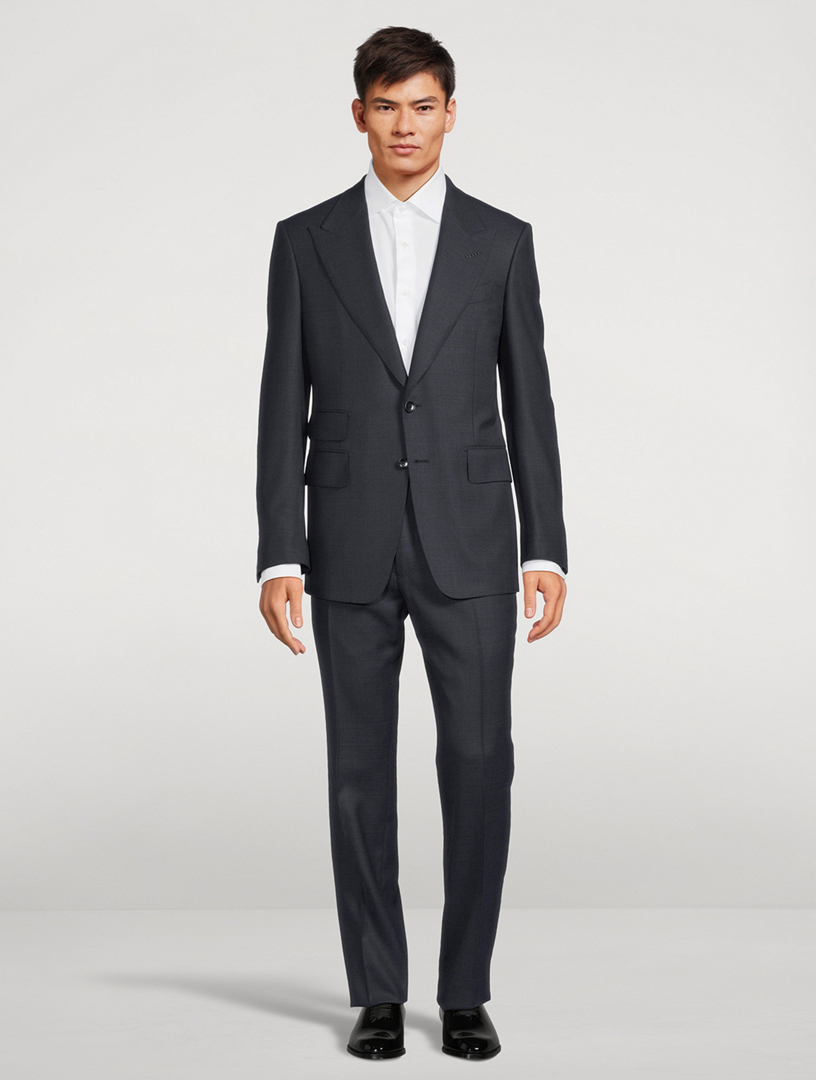 Stretch Wool Two-Piece Suit