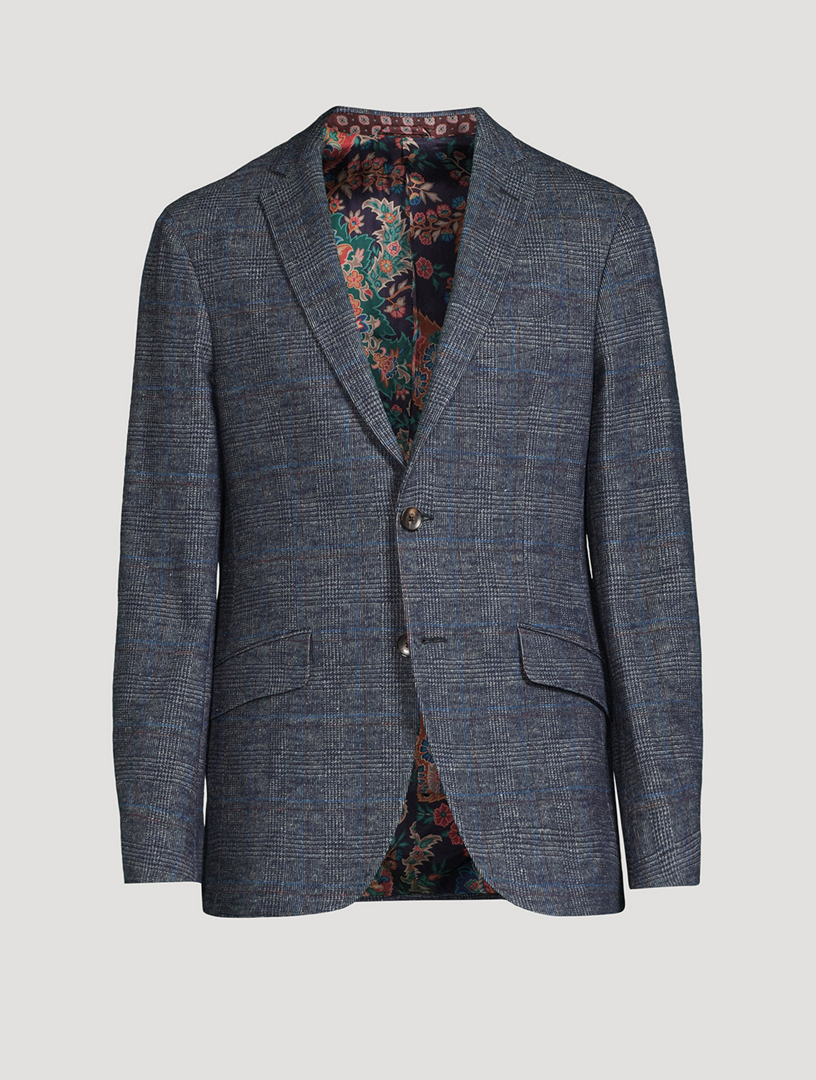 Jacquard Check Jacket