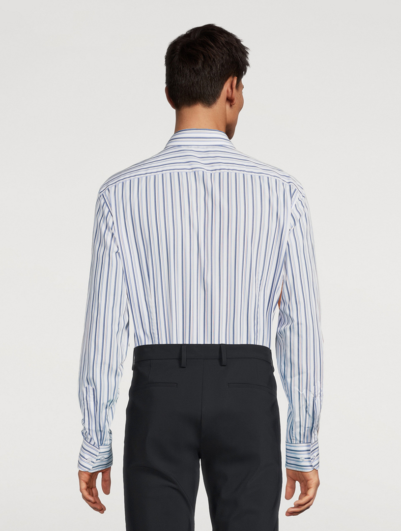 Cotton Shirt Striped Print