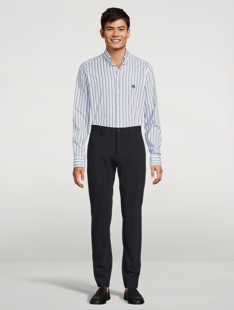 Cotton Shirt Striped Print