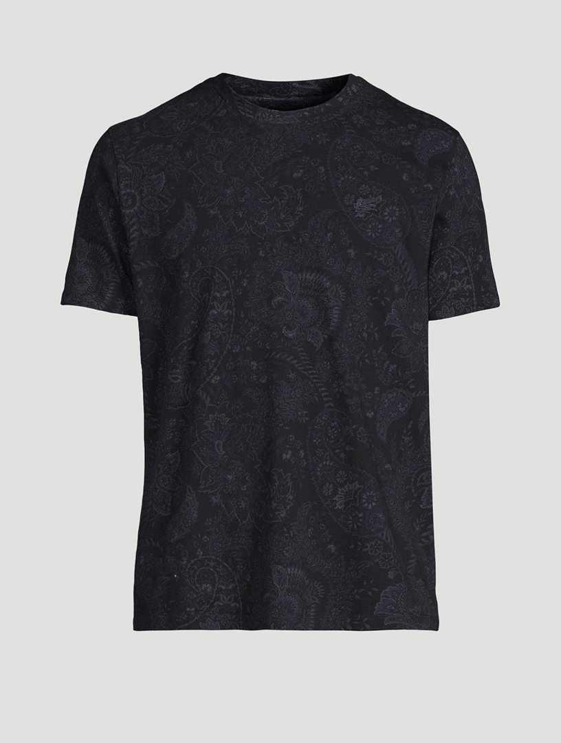 Cotton Floral Paisley T-Shirt