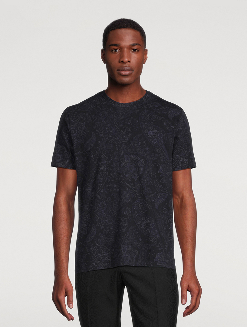 Cotton Floral Paisley T-Shirt