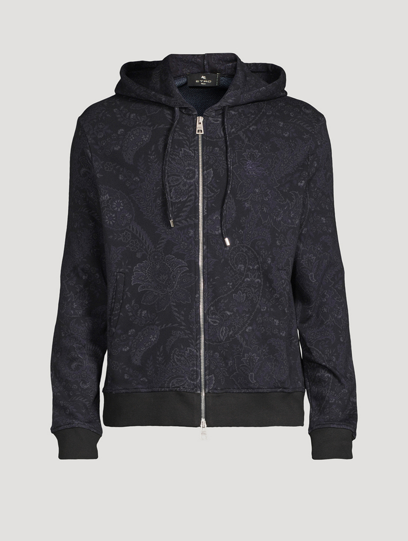 Floral Paisley Zip Hoodie