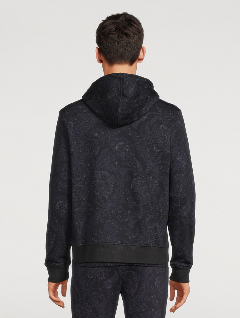 Floral Paisley Zip Hoodie