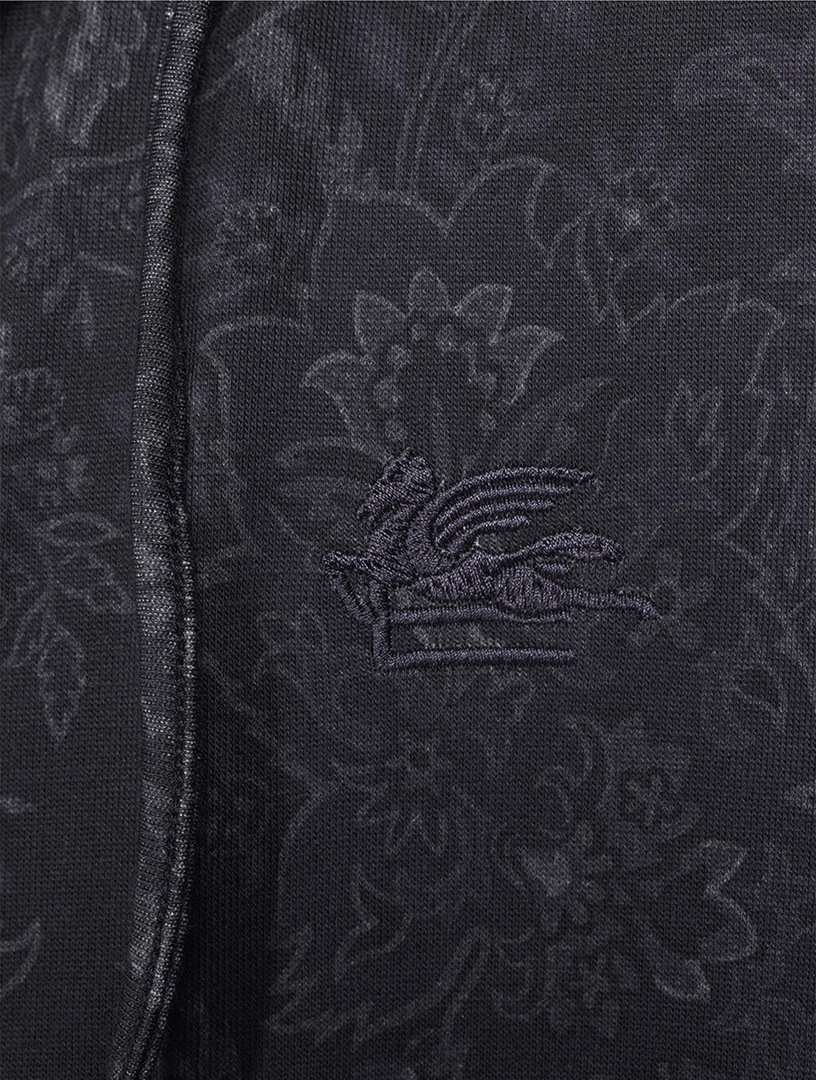 Floral Paisley Zip Hoodie
