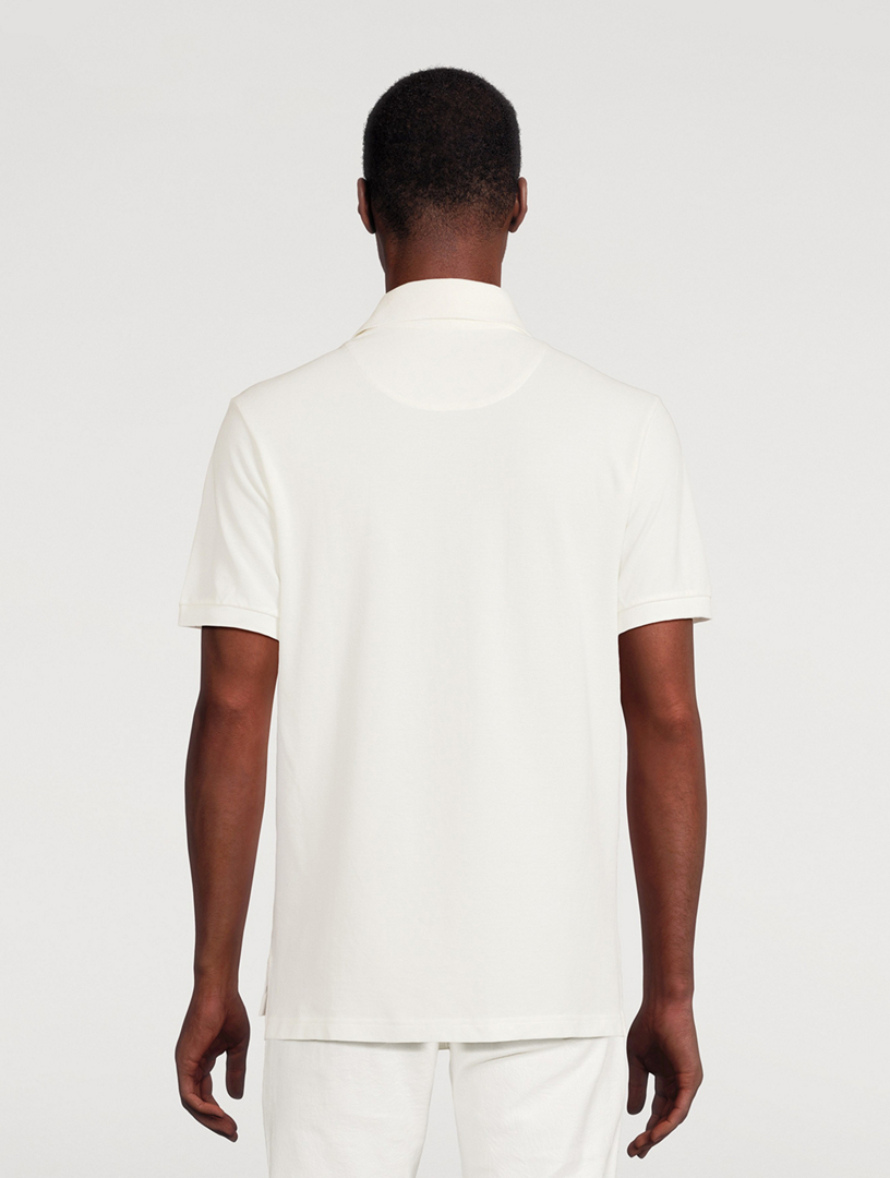 Cotton Pique Polo Shirt