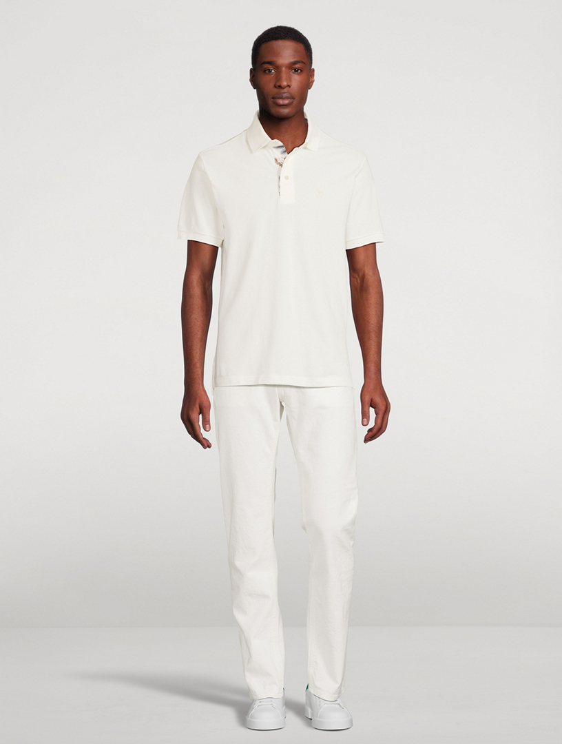Cotton Pique Polo Shirt