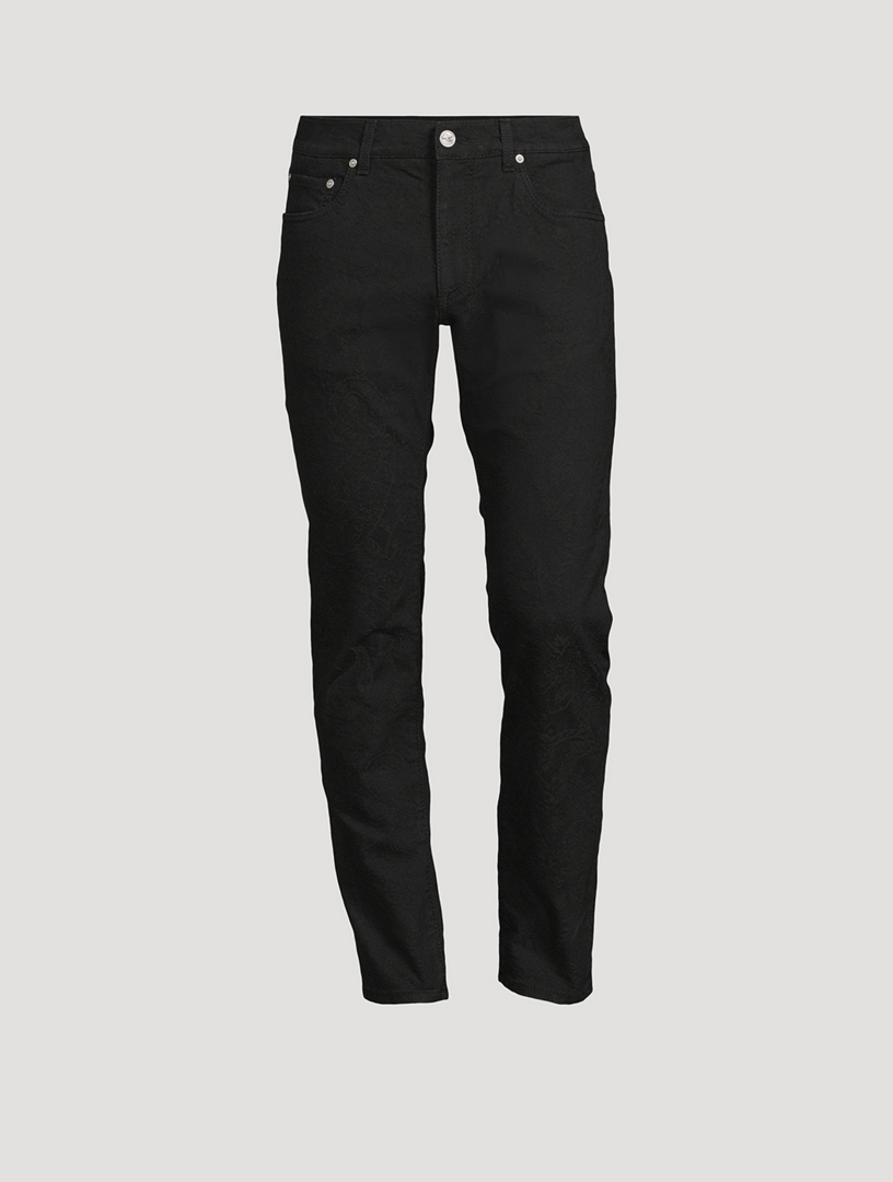 Fuji Paisley Slim-Fit Jeans