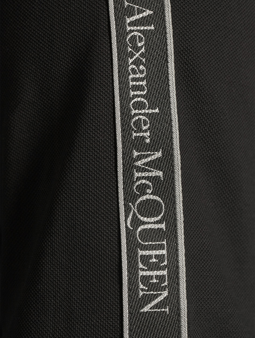 Logo Tape Cotton Polo Shirt