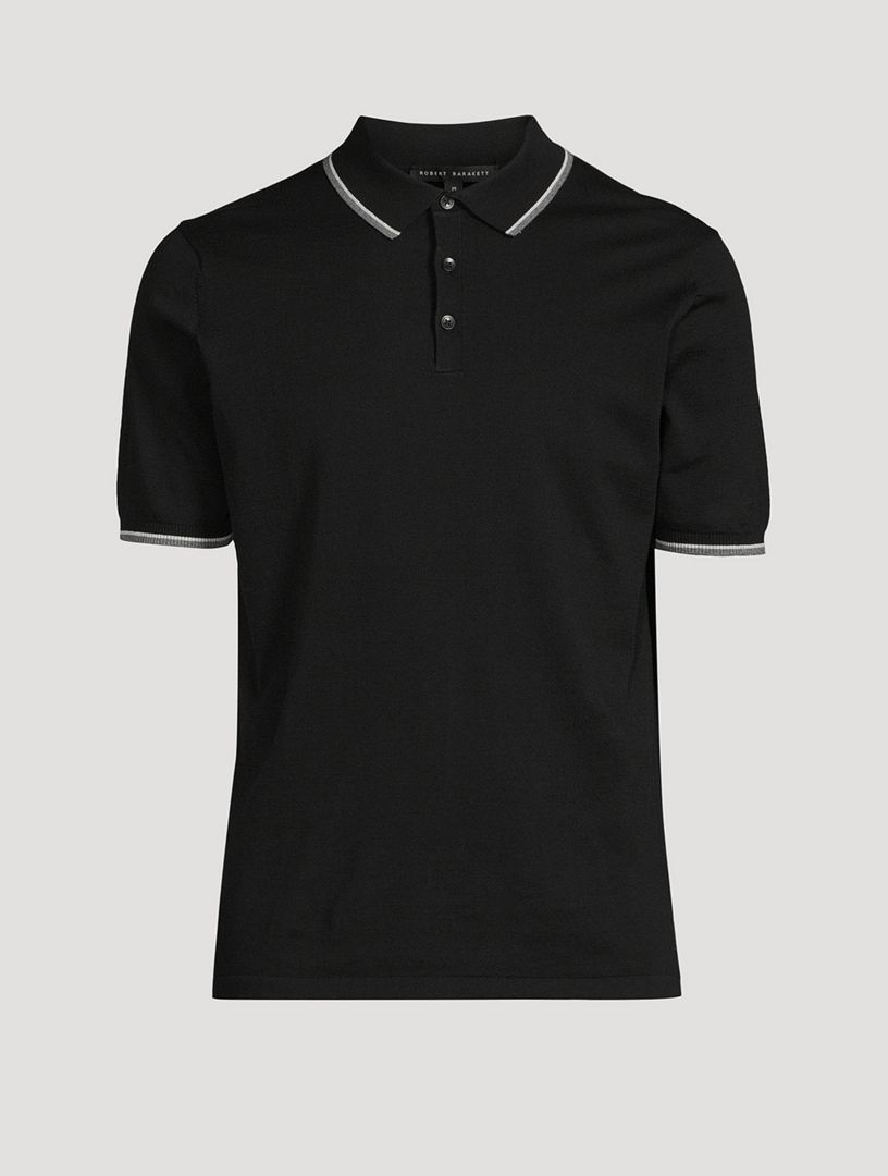 Ross Cotton Silk And Linen Polo Shirt