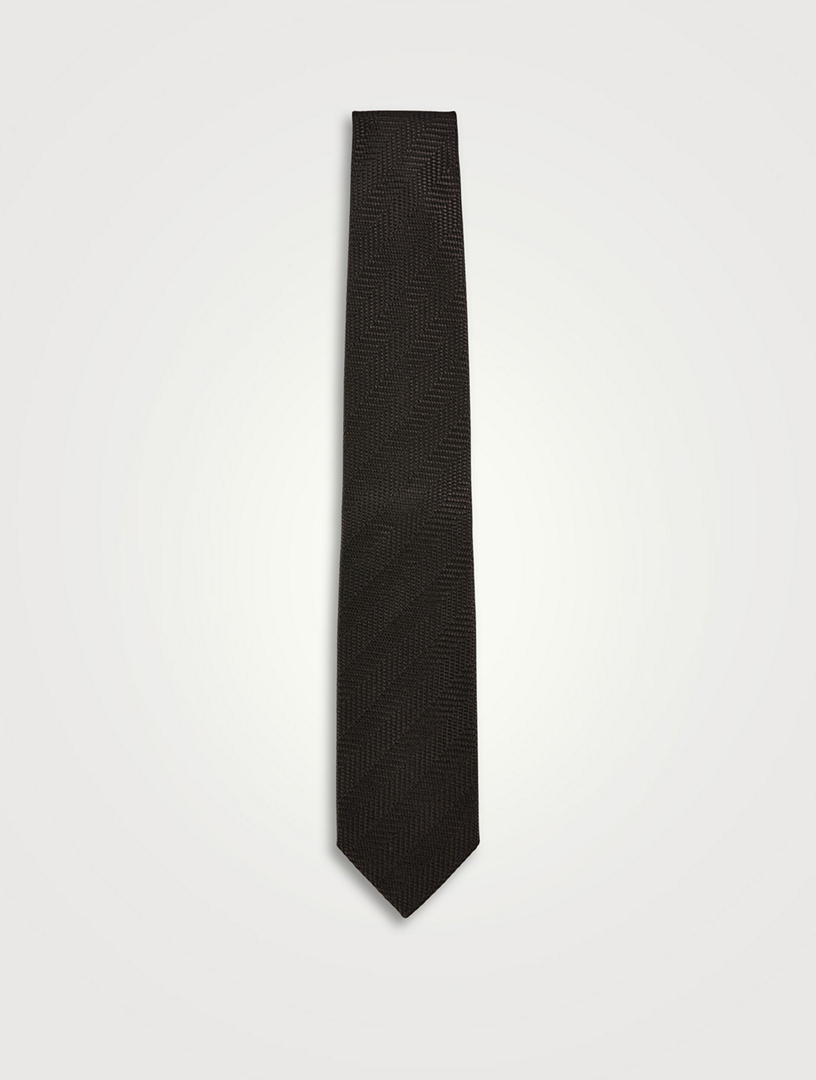 Silk Tonal Pattern Tie