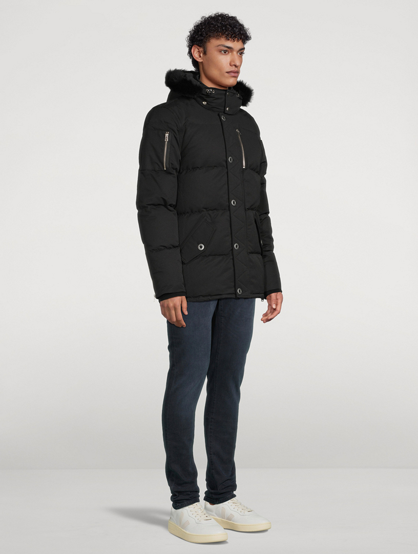 Original 3Q Shearling-Trimmed Jacket