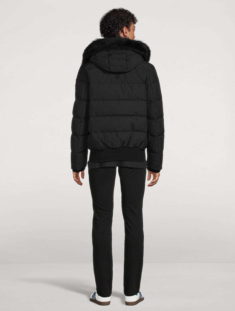 MOOSE KNUCKLES Cloud Down Bomber Jacket Holt Renfrew