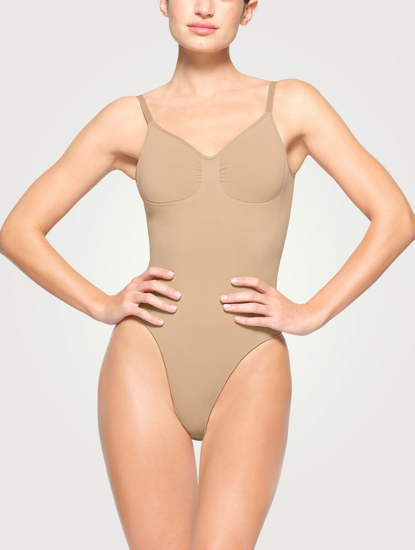 SKIMS Seamless Sculpt Low Back Thong Bodysuit | Holt Renfrew