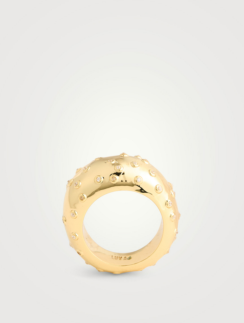 Pavé Molten Ring