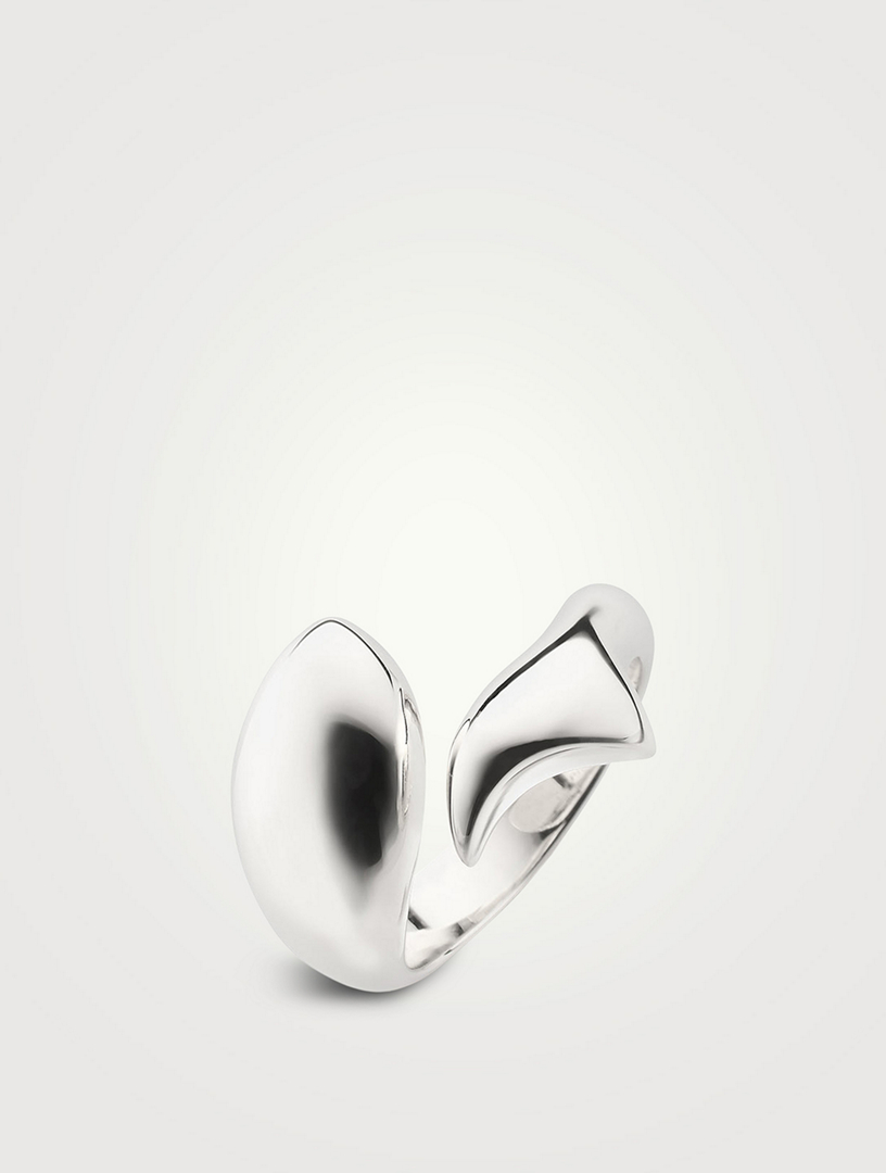 Perseverance Silver Fish Ring