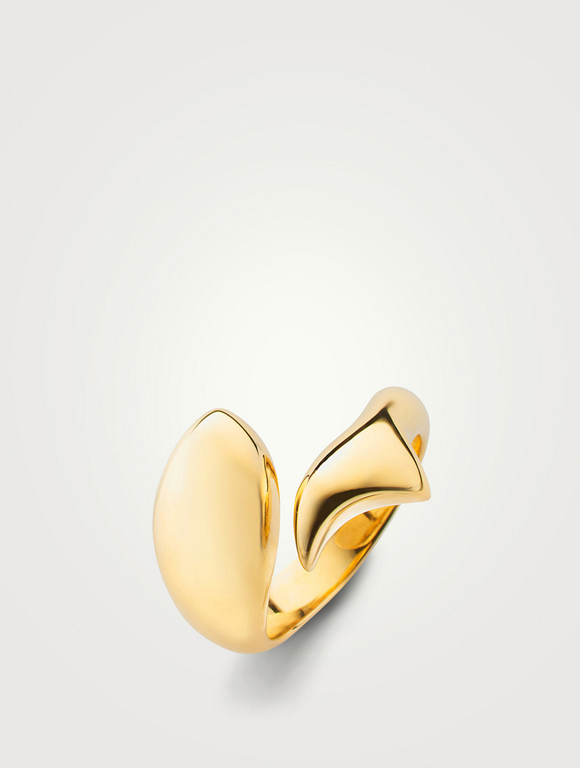 Perseverance 18K Gold Fish Ring