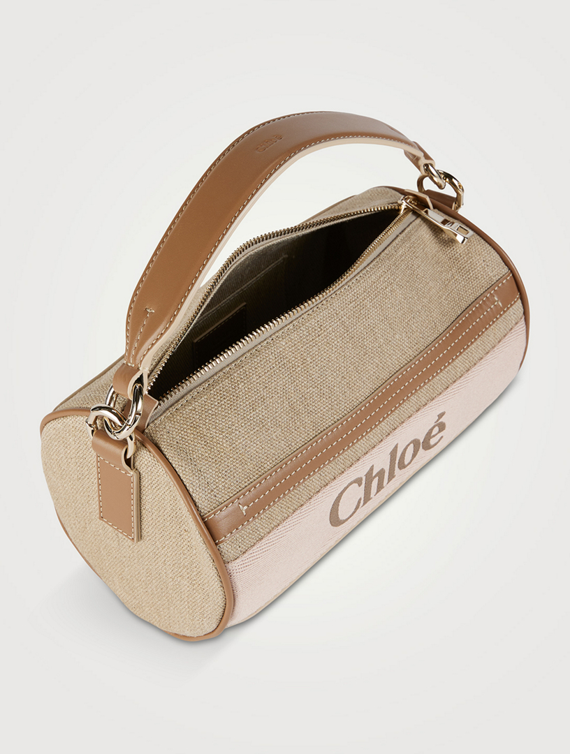 Woody Linen Crossbody Bag