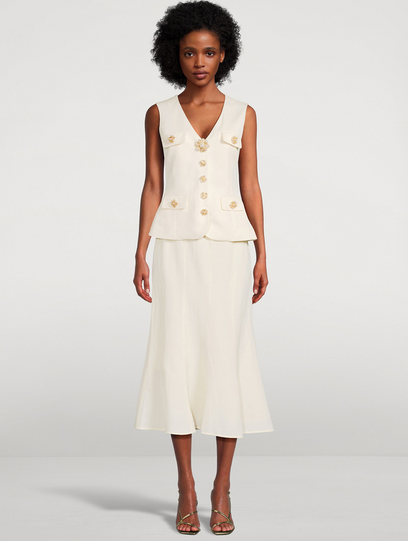 Suiting Midi Dress