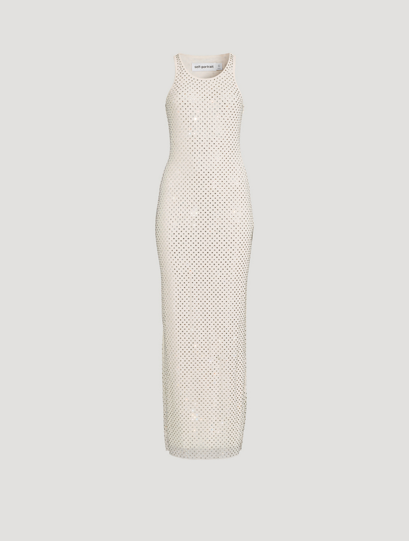 Beaded Jersey Gown