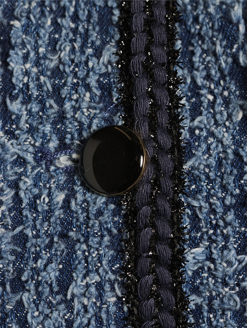 Textured Denim Jacket