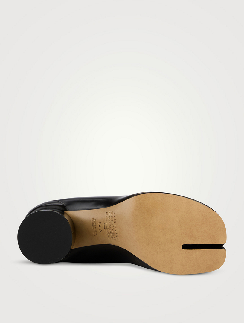 MAISON MARGIELA Tabi Metallic Leather Ankle Boots | Holt Renfrew