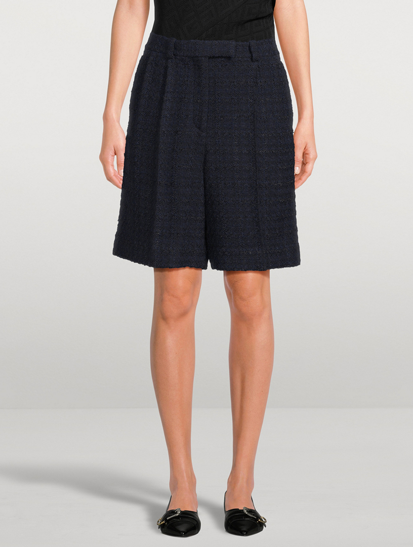 Tweed Bermuda Shorts