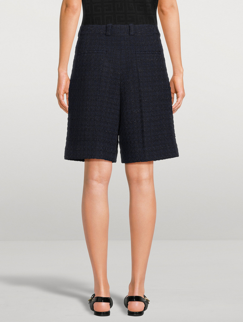 Tweed Bermuda Shorts