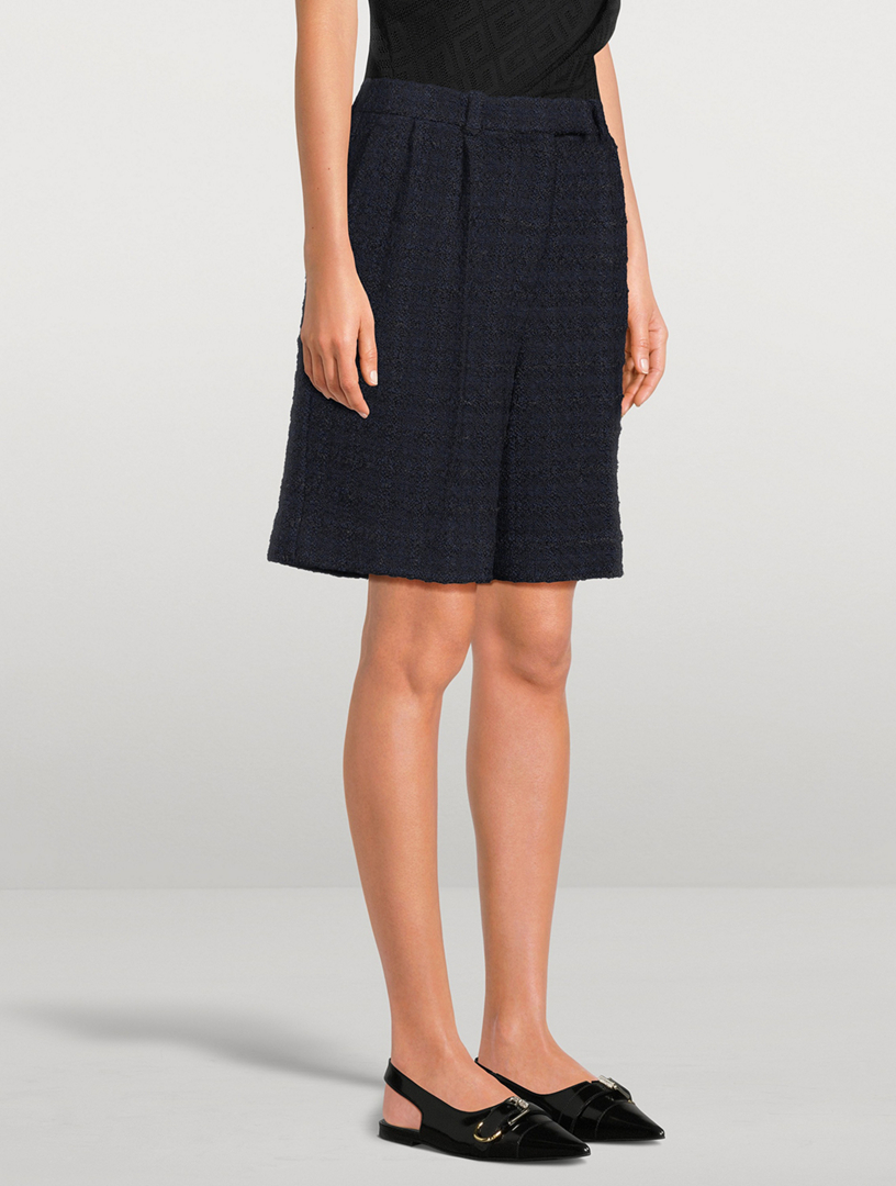 Tweed Bermuda Shorts