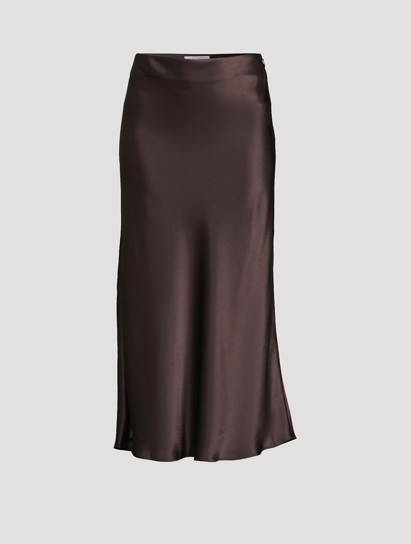 Valetta Satin Slip Skirt