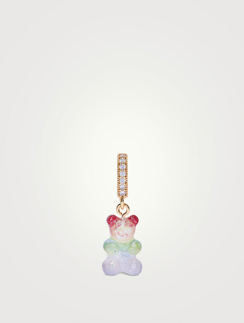 DNA Bear Pavé Connector Pendant