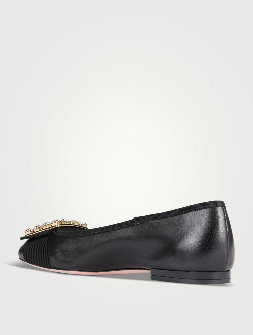 Très Vivier Leather Ballerinas