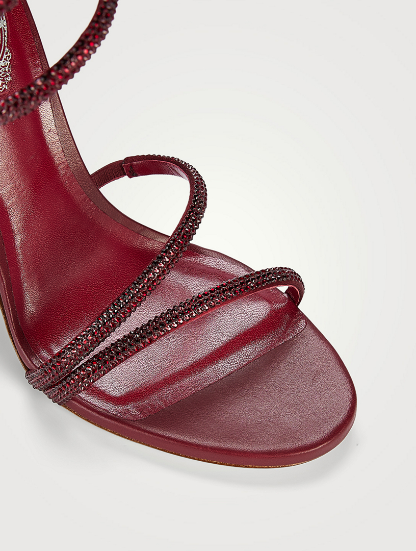 Margot Crystal Satin Sandals