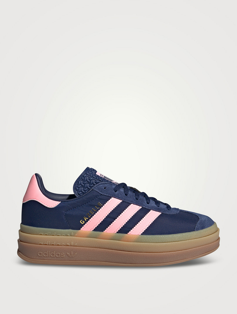 Gazelle Bold Suede And Nylon Platform Sneakers