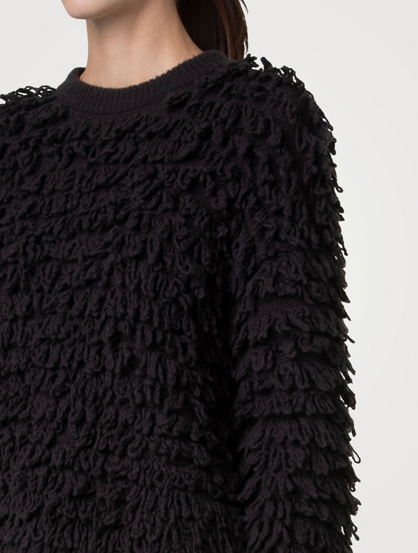 Wool Silk And Cashmere Knit Sweater