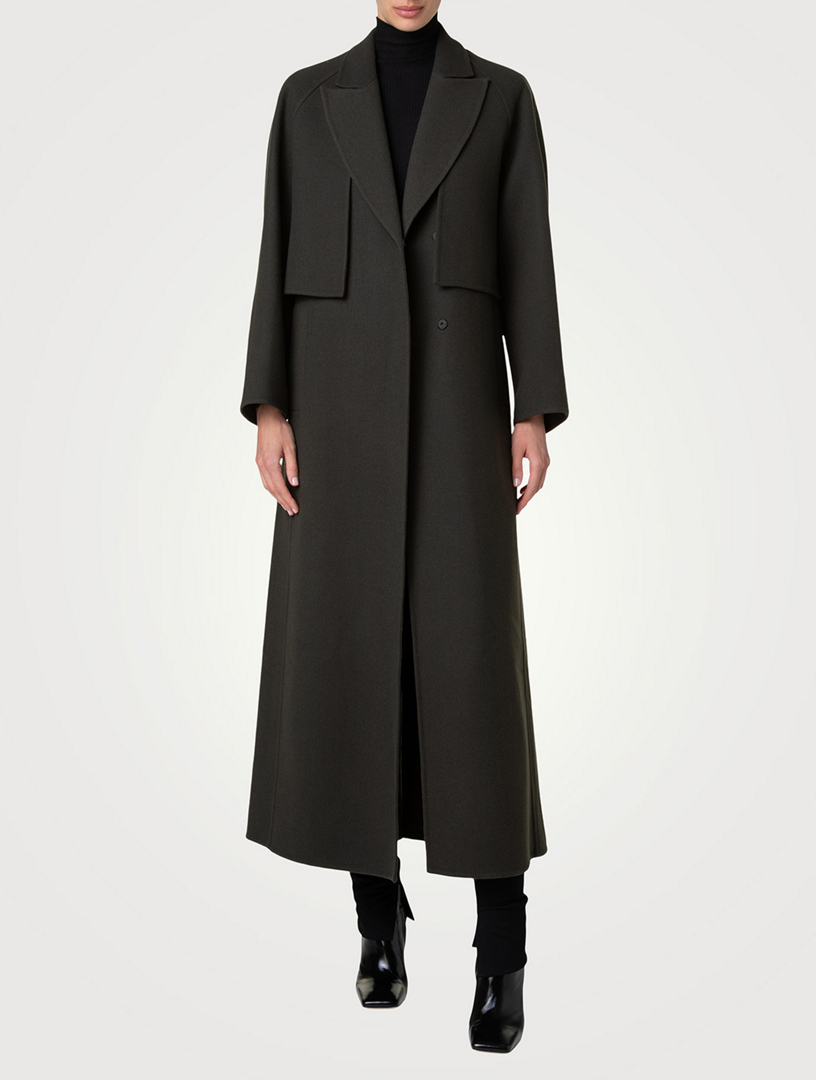 Zendaya Wool Cashmere Double-Face Coat
