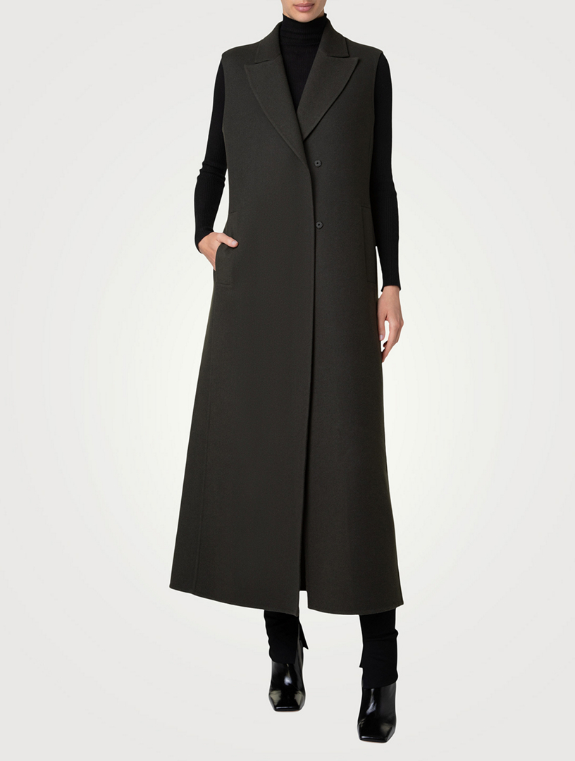 Zendaya Wool Cashmere Double-Face Coat