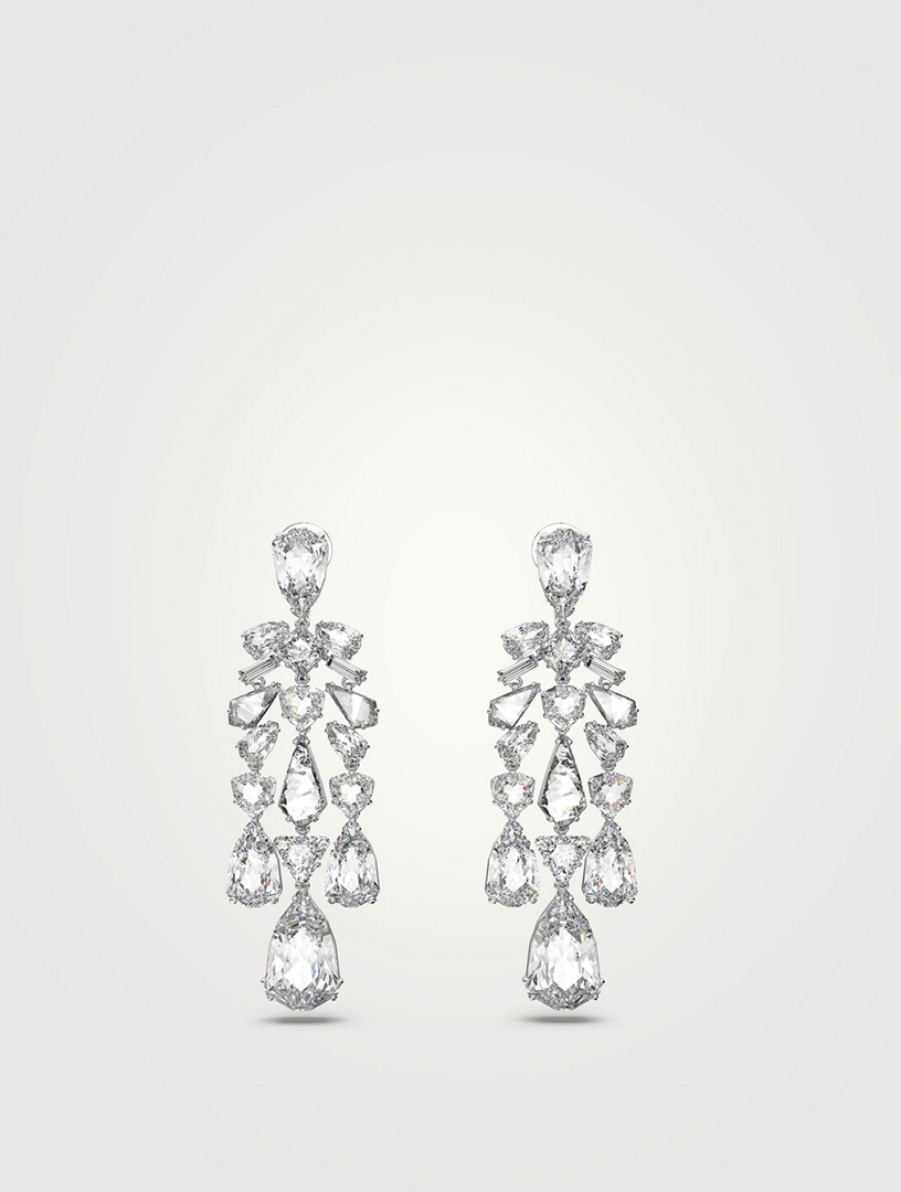 SWAROVSKI Mesmera Crystal Chandelier Clip On Earrings Clear