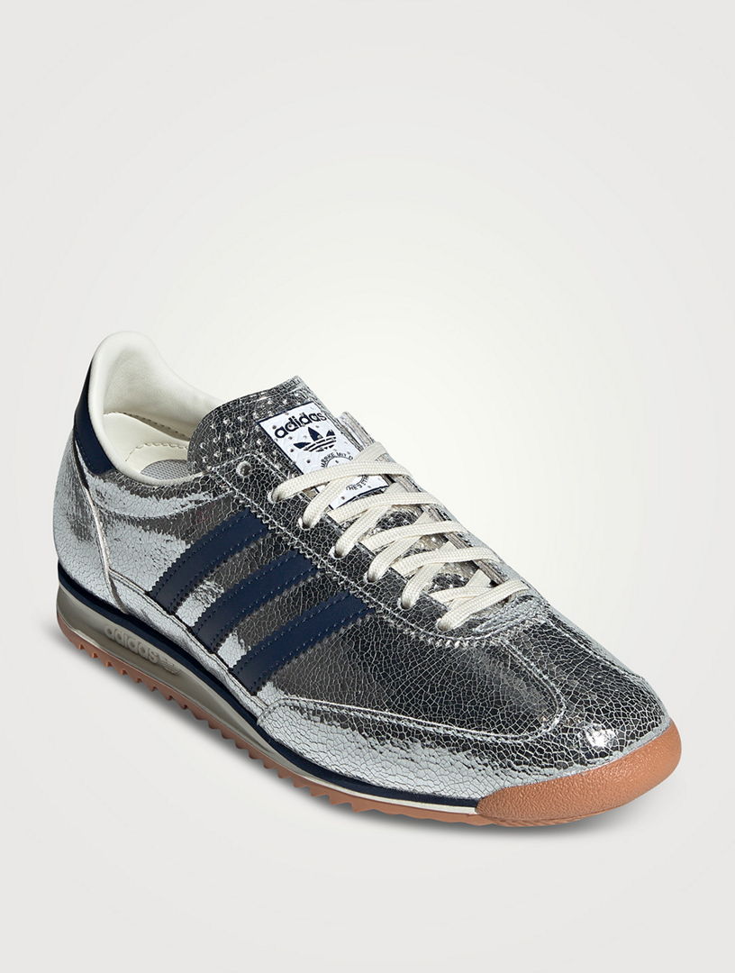 SL 72 OG Metallic Leather Sneakers