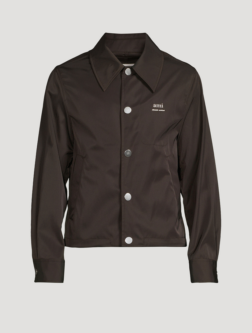 Ami Alexandre Mattiussi Nylon And Cotton Jacket