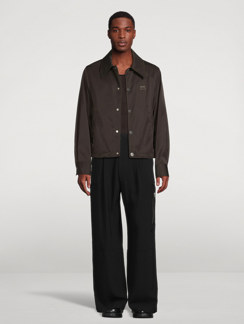 Ami Alexandre Mattiussi Nylon And Cotton Jacket