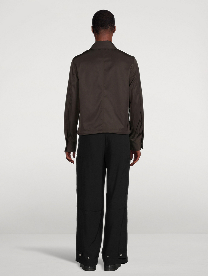 Ami Alexandre Mattiussi Nylon And Cotton Jacket
