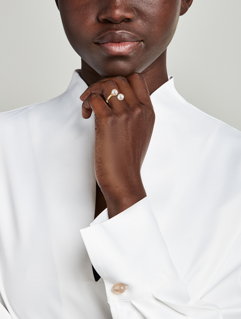 Wrap Me Up Pearl Ring