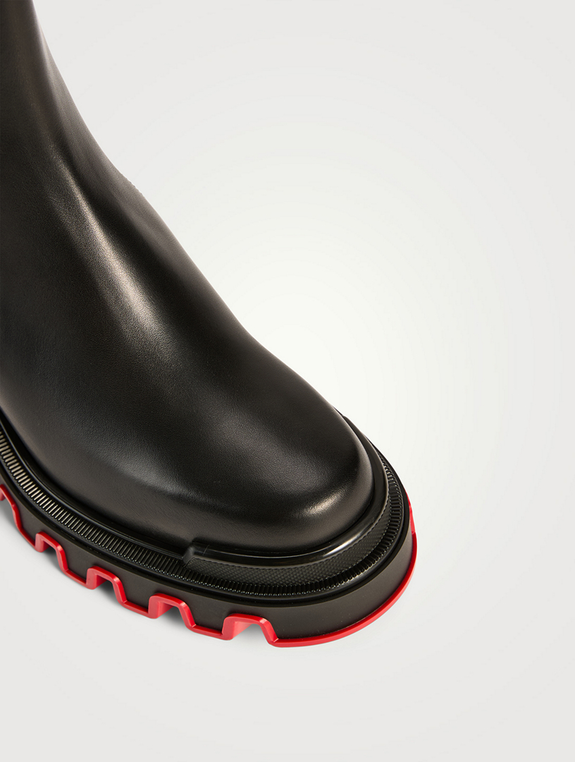 Christian Louboutin Mens Marchacroche Dune Uomo Black Leather Chelsea Boot 45 12 Christian Louboutin Marchacroche Dune Boot - Joseph | Men main image 4