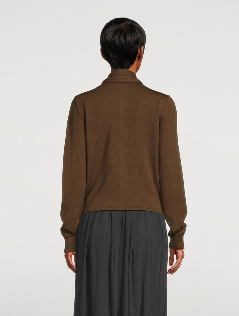 Gathered Midi Skirt